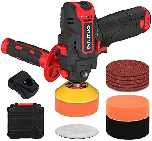 BATOCA Buffer Polisher - Rotary Car Polisher - Wax Machine, Car Detailing  Kit, 7 Inch 180mm/1200W, 6 Variable Speeds Up to 3000 RPM with Foam Pads
